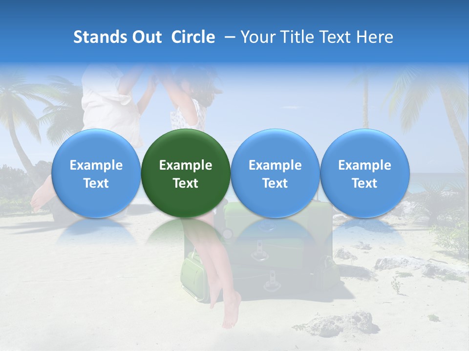 Paradise Tree Happiness PowerPoint Template