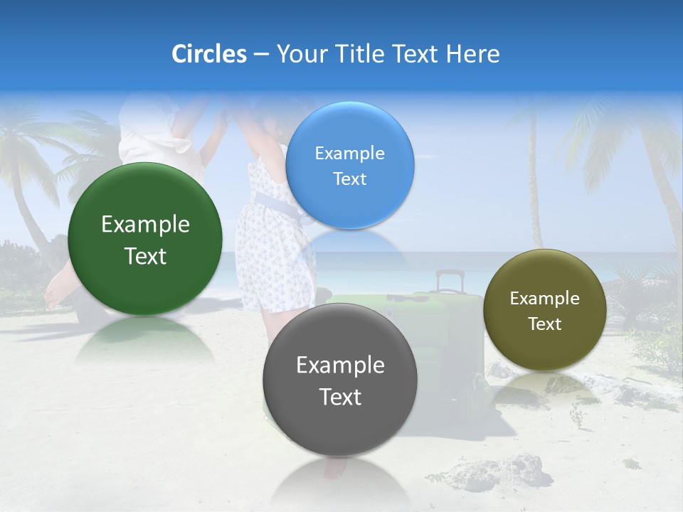 Paradise Tree Happiness PowerPoint Template