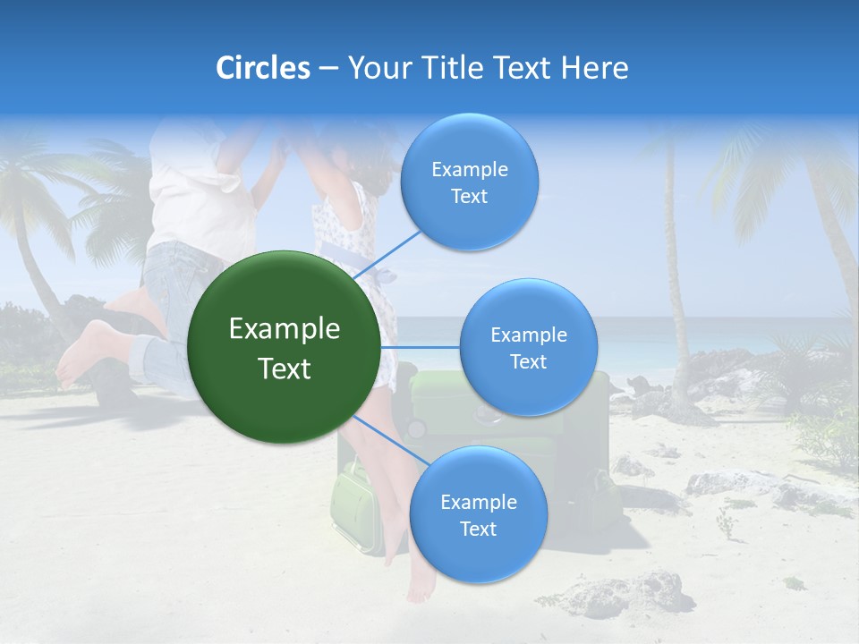 Paradise Tree Happiness PowerPoint Template