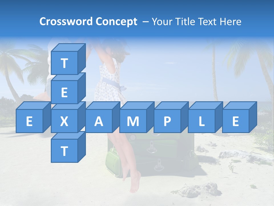 Paradise Tree Happiness PowerPoint Template