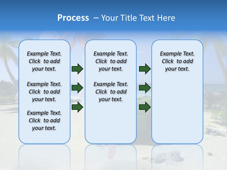 Paradise Tree Happiness PowerPoint Template