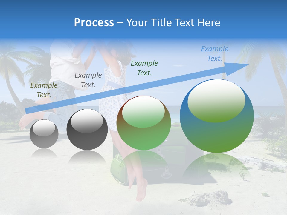 Paradise Tree Happiness PowerPoint Template