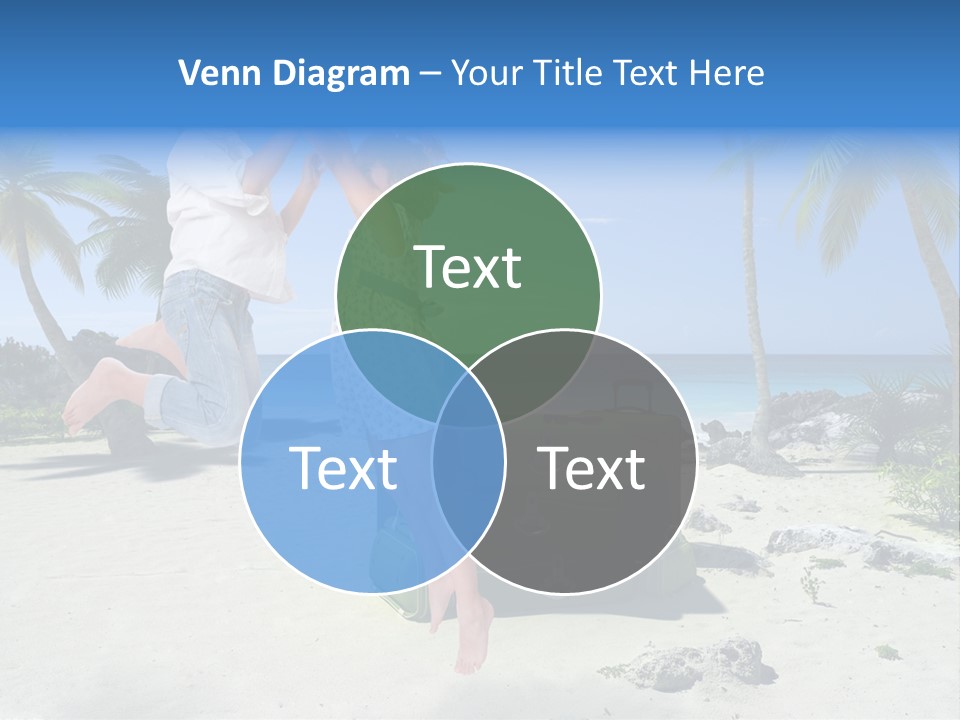 Paradise Tree Happiness PowerPoint Template