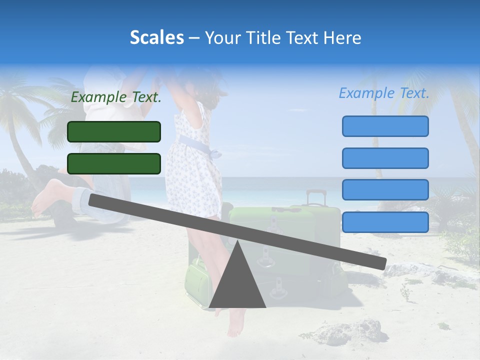 Paradise Tree Happiness PowerPoint Template