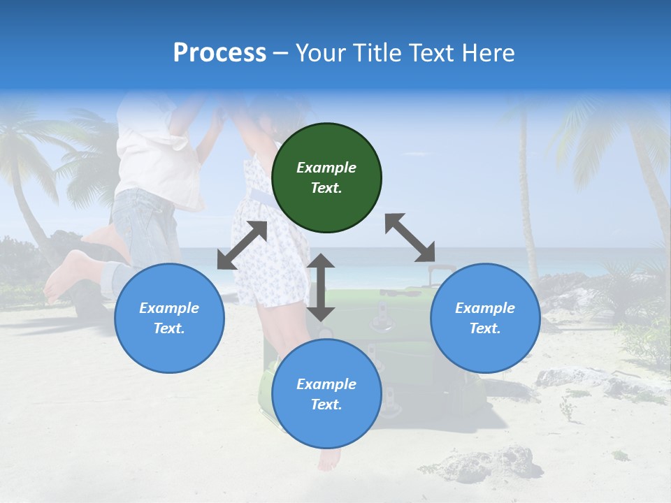 Paradise Tree Happiness PowerPoint Template