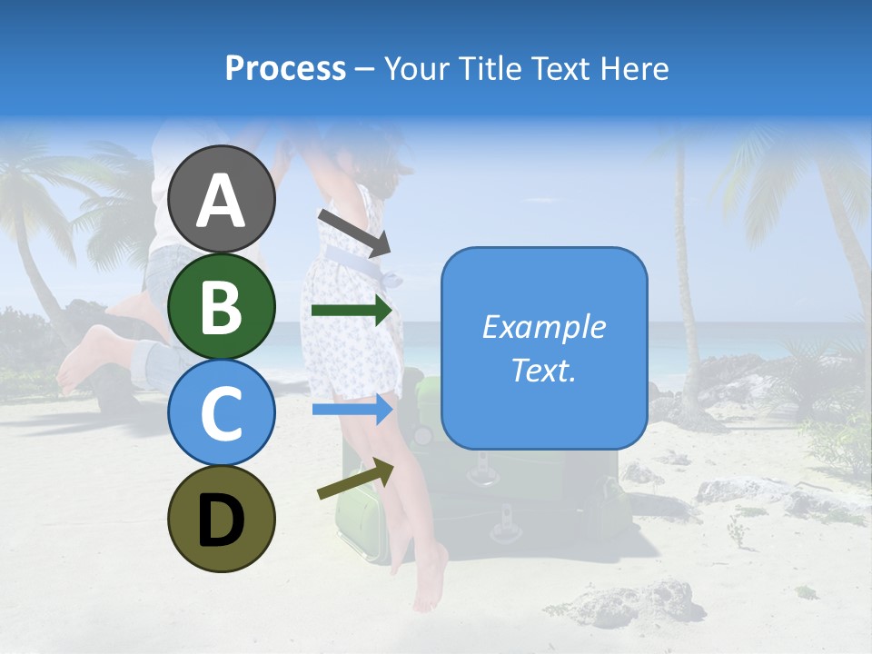 Paradise Tree Happiness PowerPoint Template