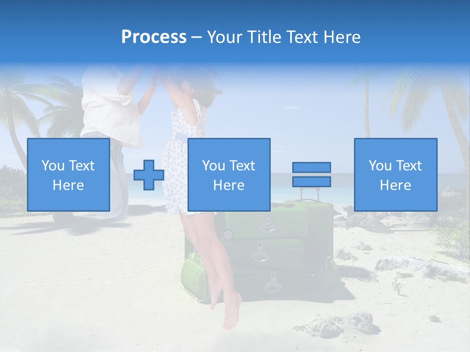 Paradise Tree Happiness PowerPoint Template