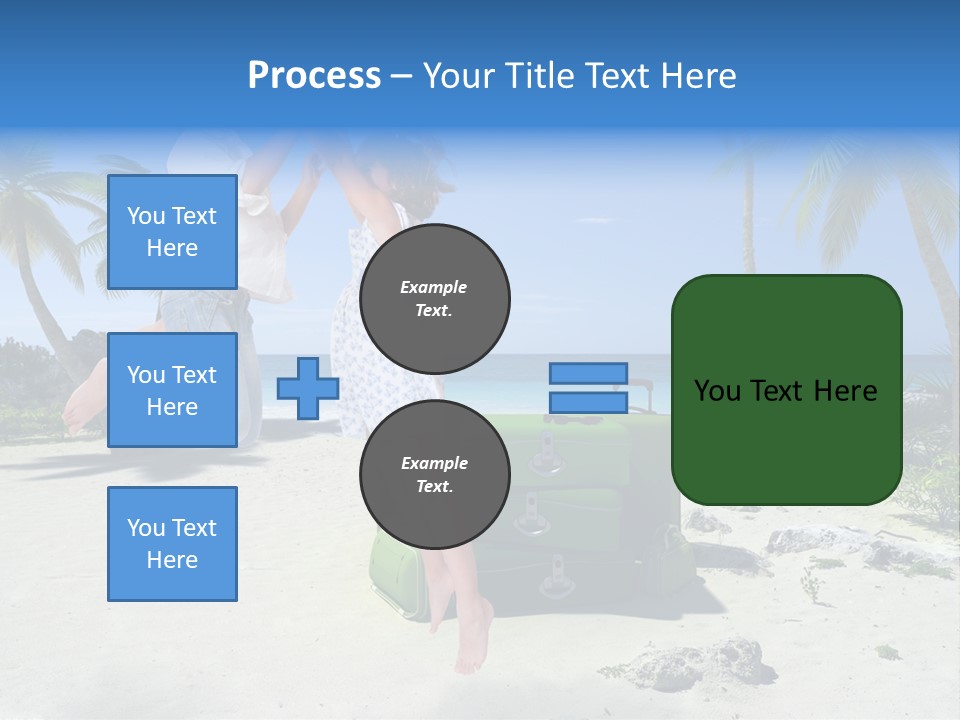 Paradise Tree Happiness PowerPoint Template