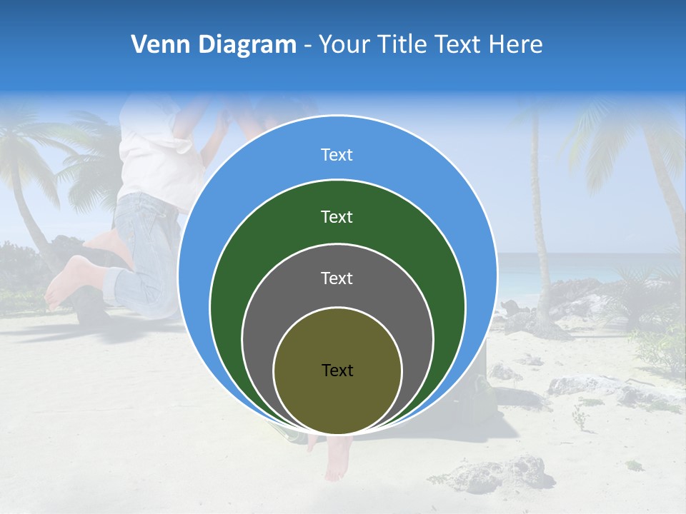 Paradise Tree Happiness PowerPoint Template