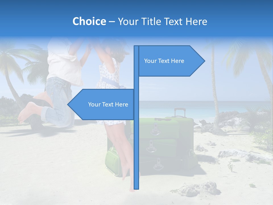 Paradise Tree Happiness PowerPoint Template