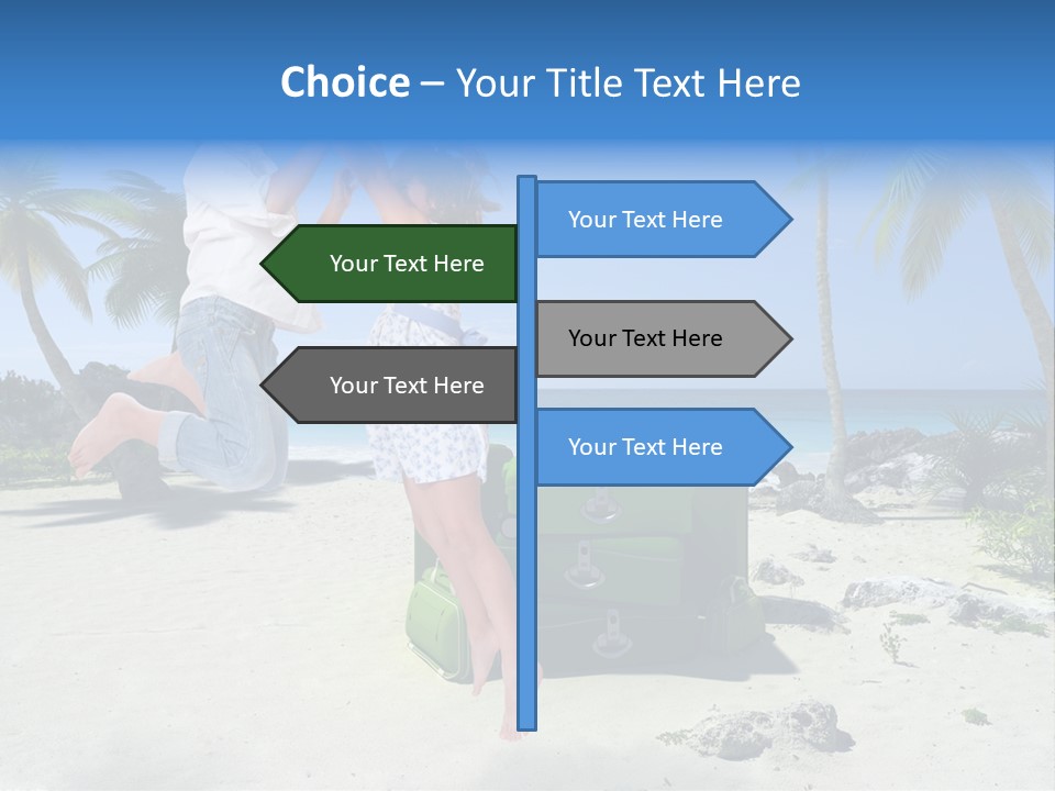 Paradise Tree Happiness PowerPoint Template
