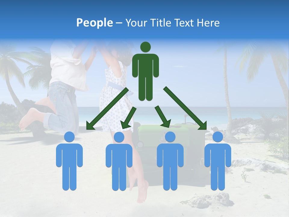 Paradise Tree Happiness PowerPoint Template