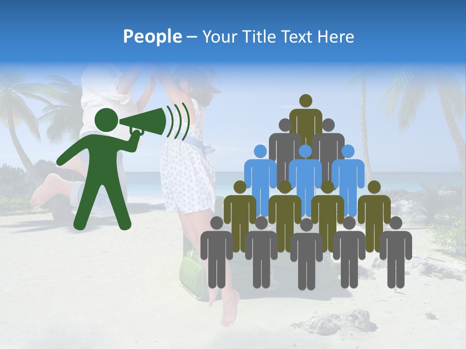 Paradise Tree Happiness PowerPoint Template