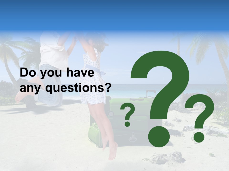 Paradise Tree Happiness PowerPoint Template