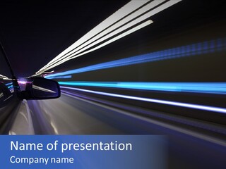 Accelerate Reflection Rear PowerPoint Template