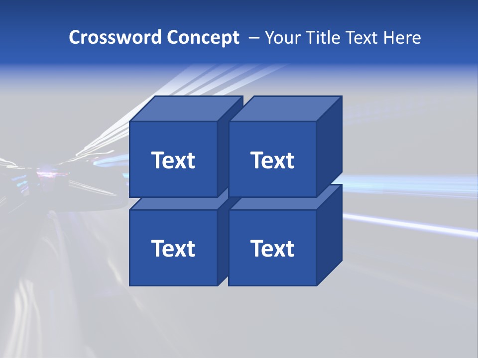 Accelerate Reflection Rear PowerPoint Template