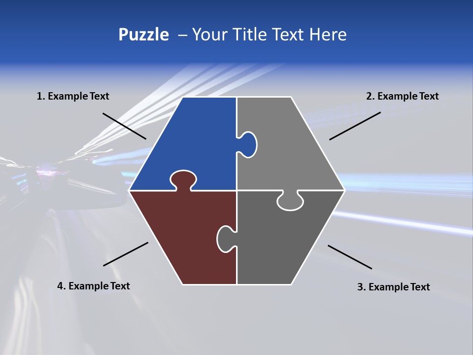 Accelerate Reflection Rear PowerPoint Template
