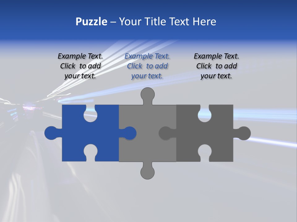 Accelerate Reflection Rear PowerPoint Template