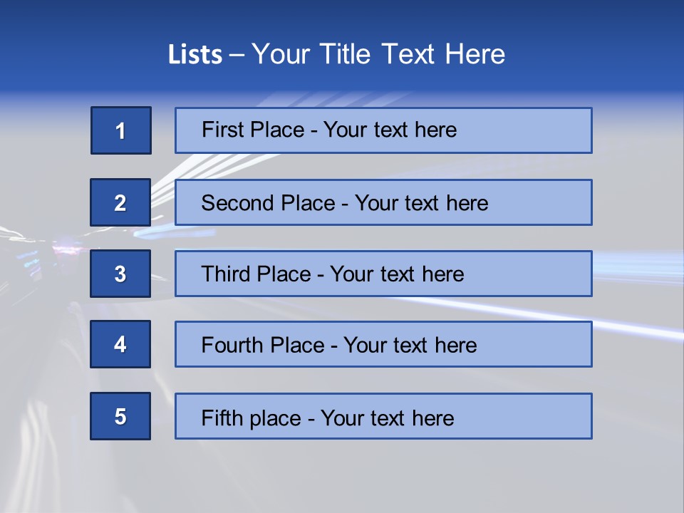 Accelerate Reflection Rear PowerPoint Template