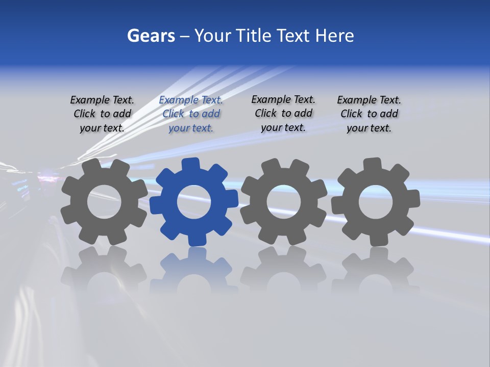 Accelerate Reflection Rear PowerPoint Template