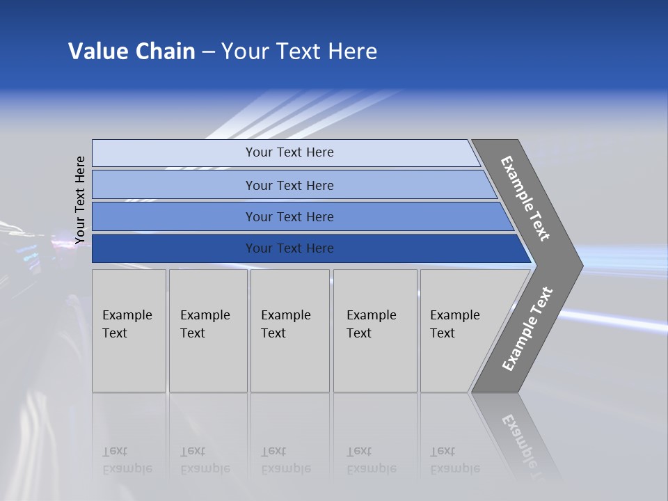 Accelerate Reflection Rear PowerPoint Template