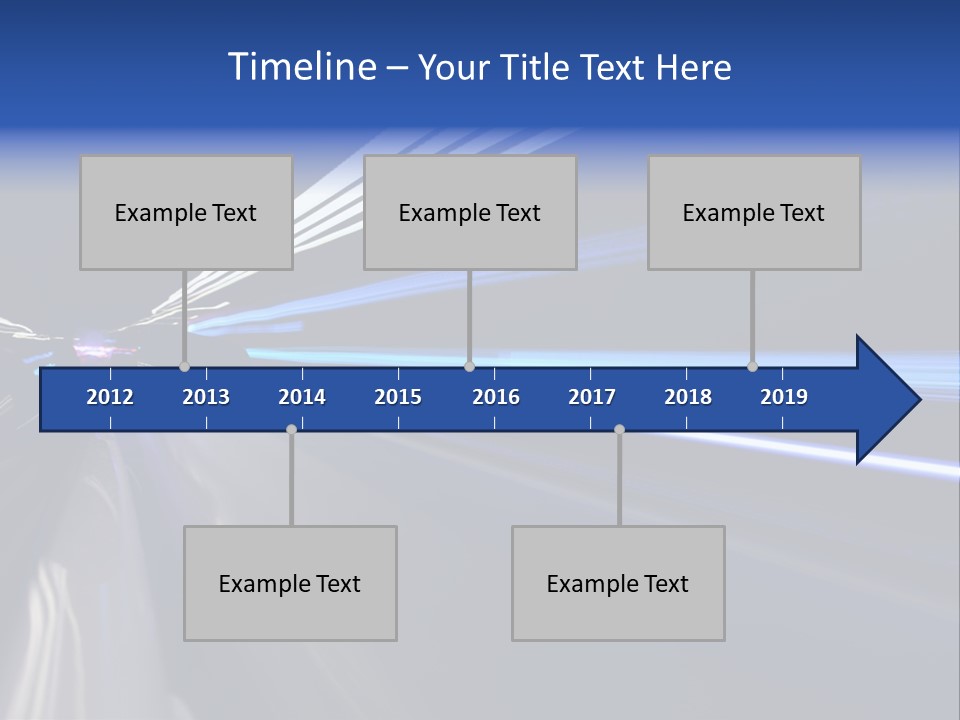 Accelerate Reflection Rear PowerPoint Template