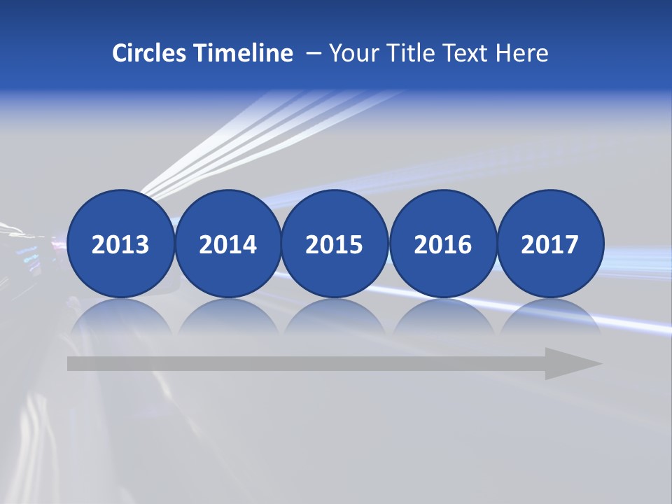 Accelerate Reflection Rear PowerPoint Template