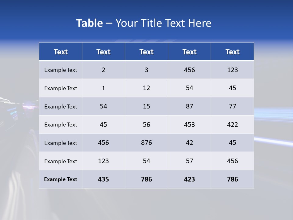 Accelerate Reflection Rear PowerPoint Template