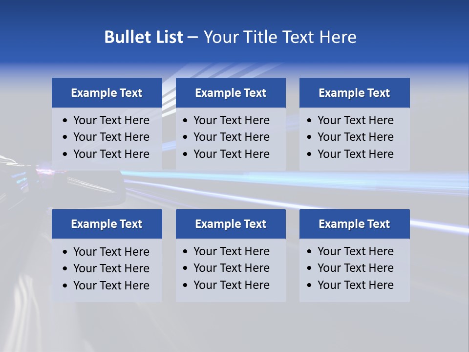 Accelerate Reflection Rear PowerPoint Template