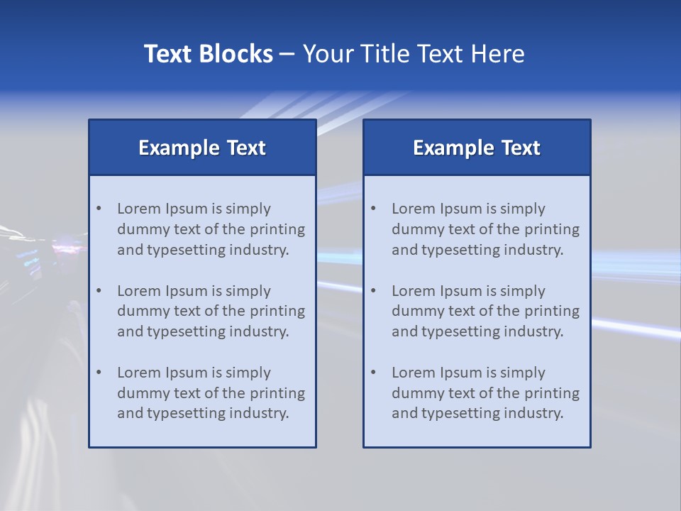 Accelerate Reflection Rear PowerPoint Template