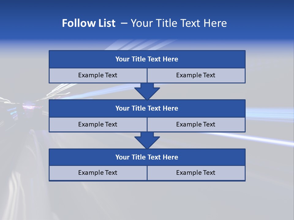 Accelerate Reflection Rear PowerPoint Template