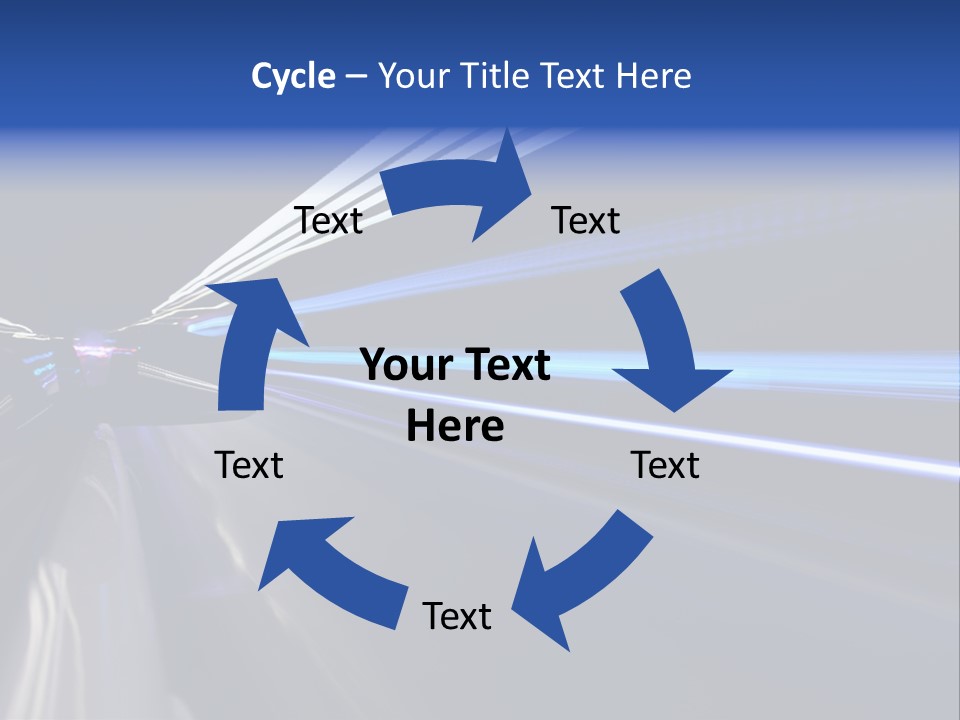 Accelerate Reflection Rear PowerPoint Template