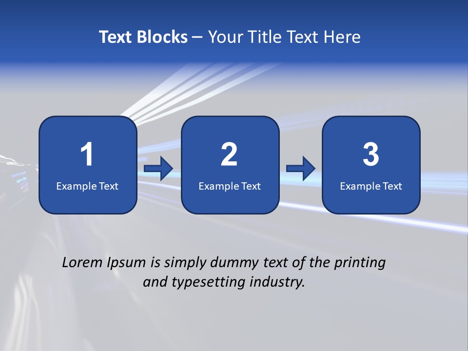Accelerate Reflection Rear PowerPoint Template