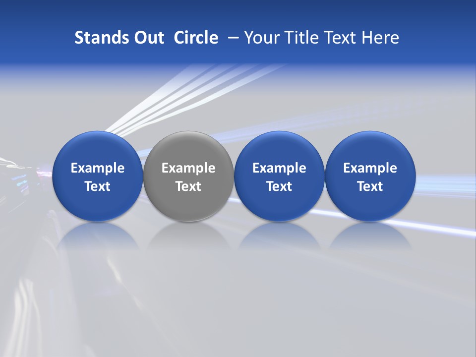 Accelerate Reflection Rear PowerPoint Template