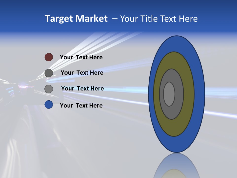 Accelerate Reflection Rear PowerPoint Template