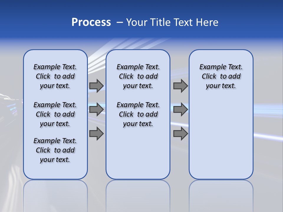 Accelerate Reflection Rear PowerPoint Template