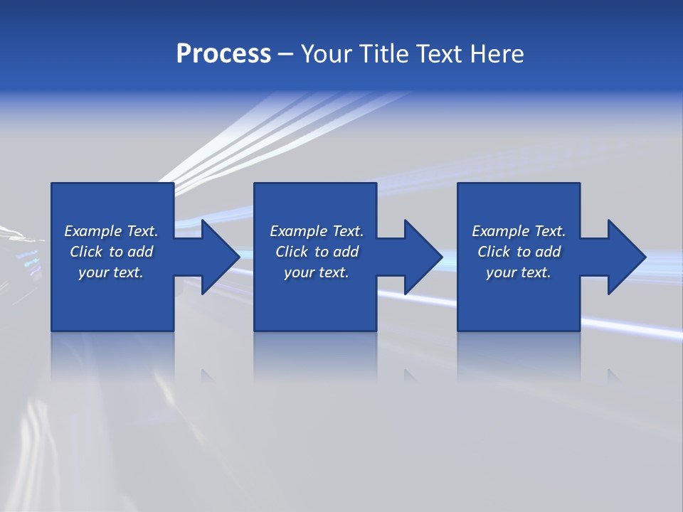 Accelerate Reflection Rear PowerPoint Template