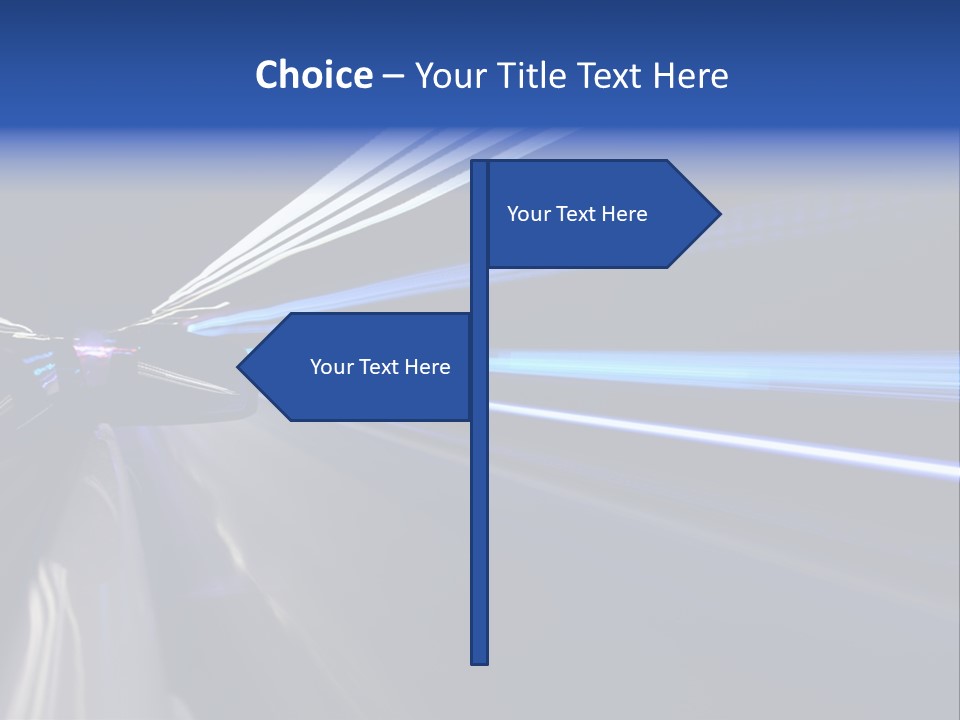 Accelerate Reflection Rear PowerPoint Template