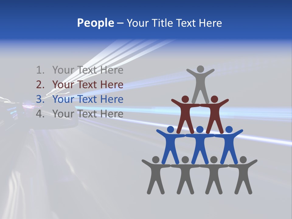 Accelerate Reflection Rear PowerPoint Template