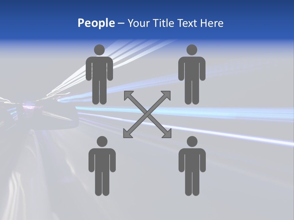 Accelerate Reflection Rear PowerPoint Template