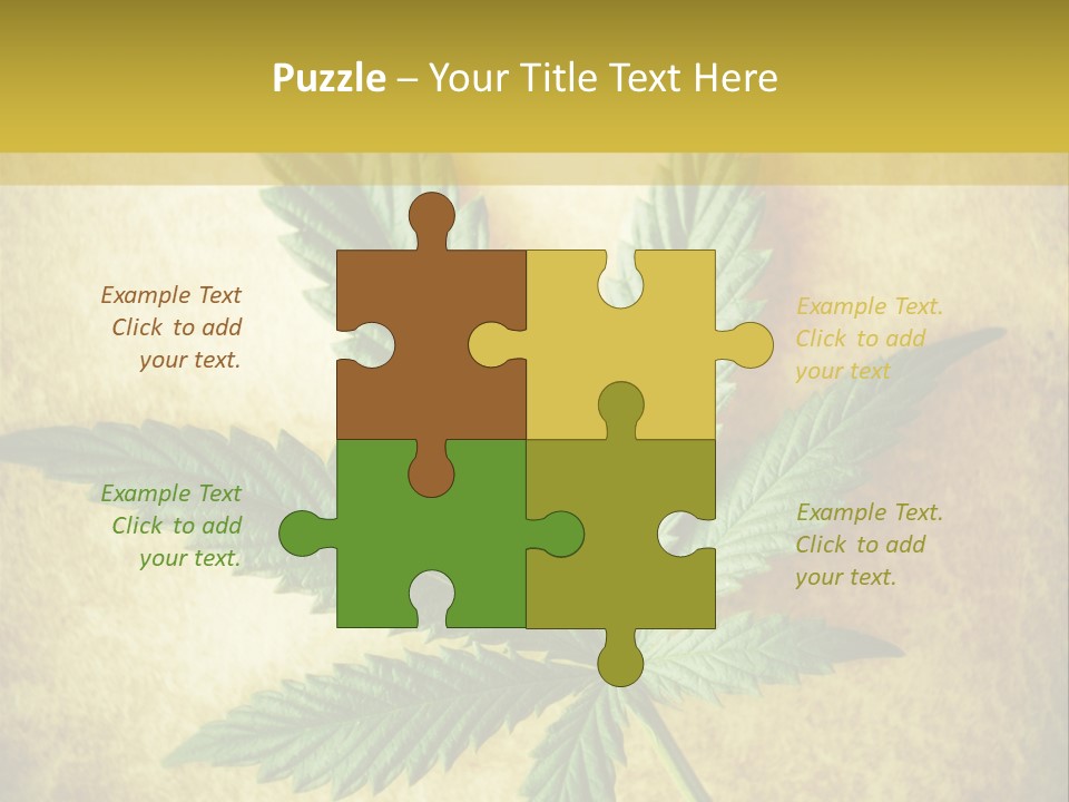 Bush Legal Plant PowerPoint Template