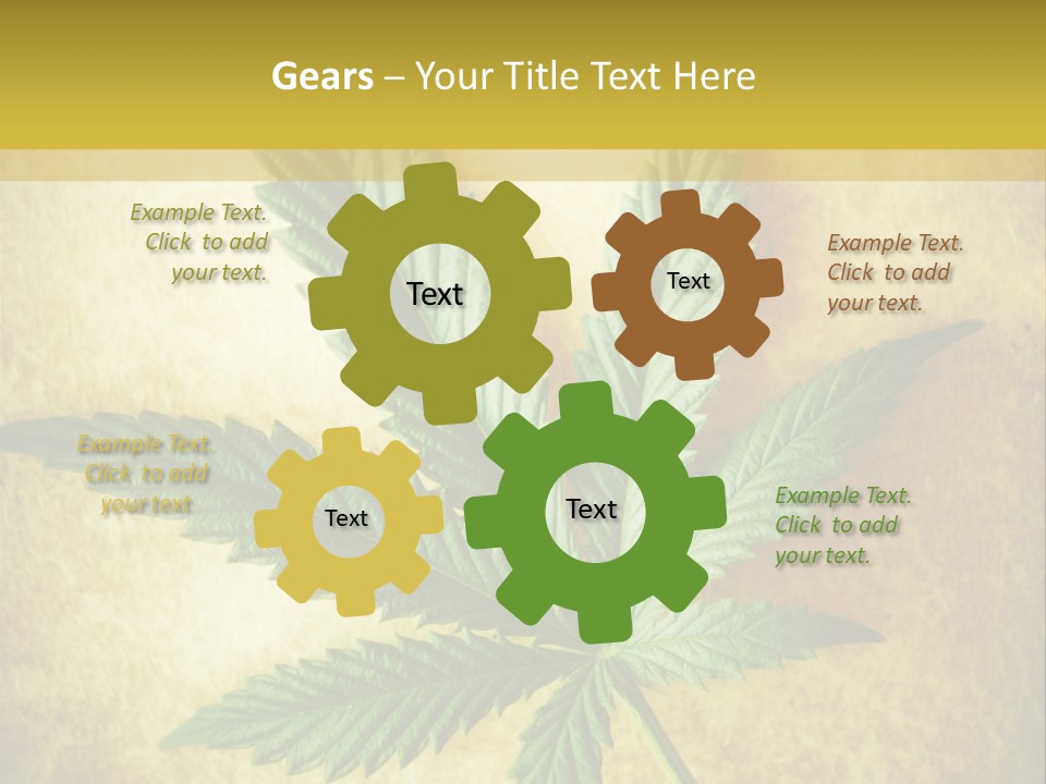 Bush Legal Plant PowerPoint Template