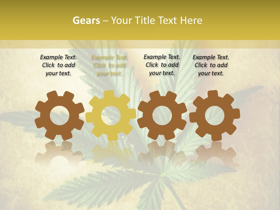 Bush Legal Plant PowerPoint Template