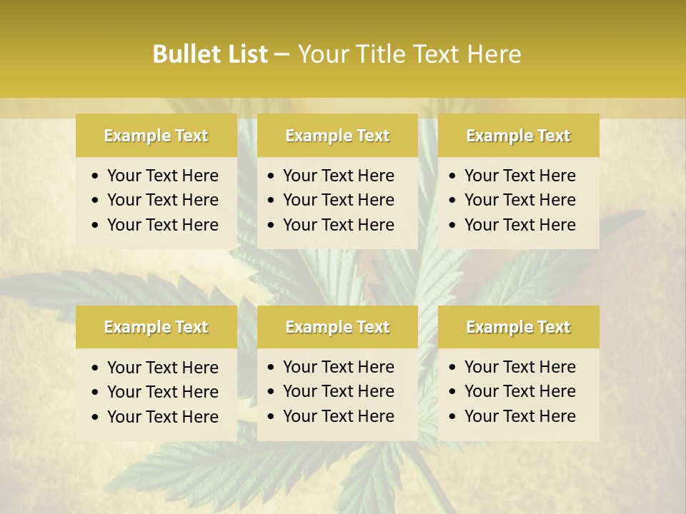 Bush Legal Plant PowerPoint Template