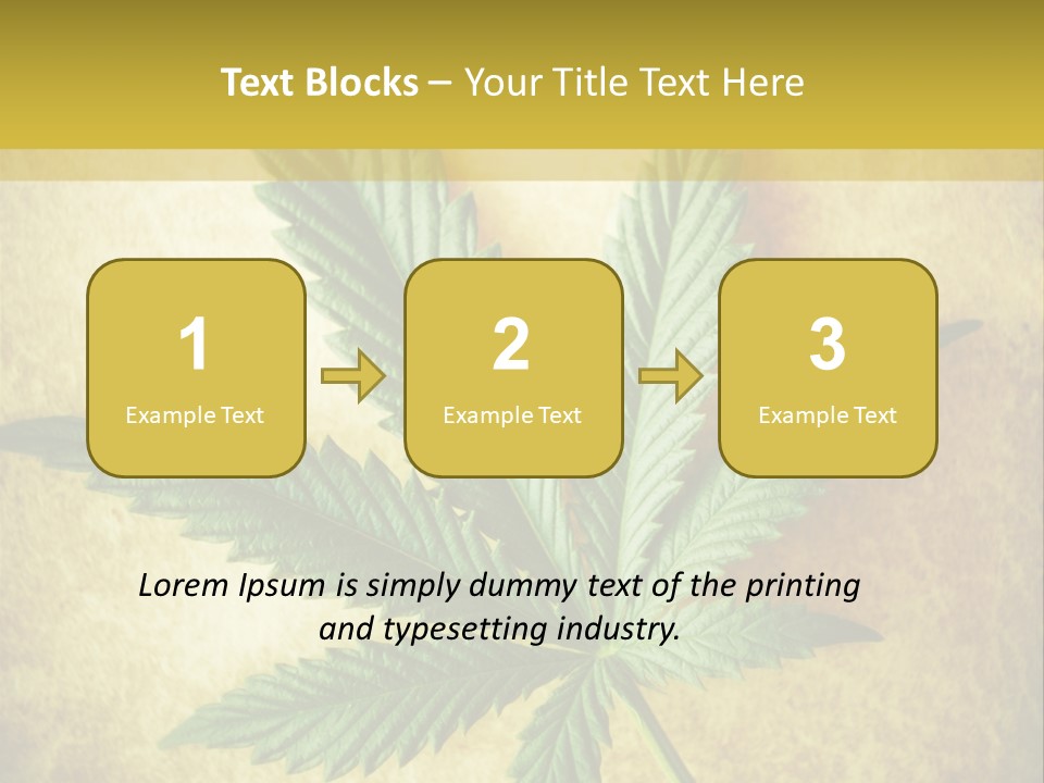 Bush Legal Plant PowerPoint Template