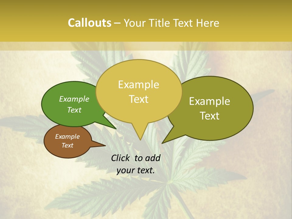 Bush Legal Plant PowerPoint Template