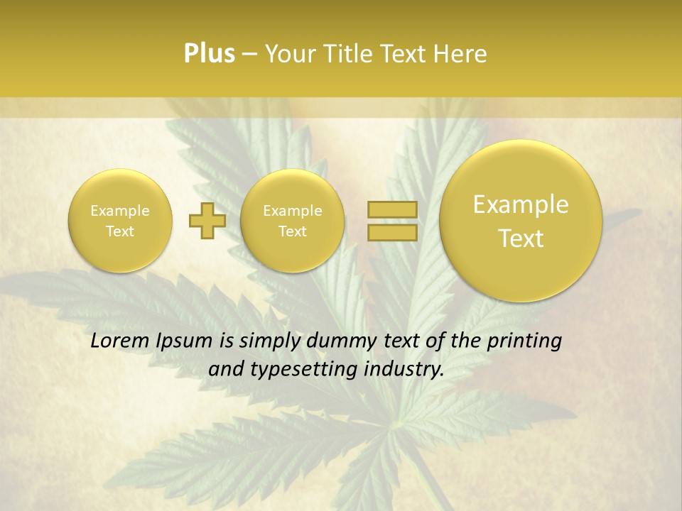 Bush Legal Plant PowerPoint Template