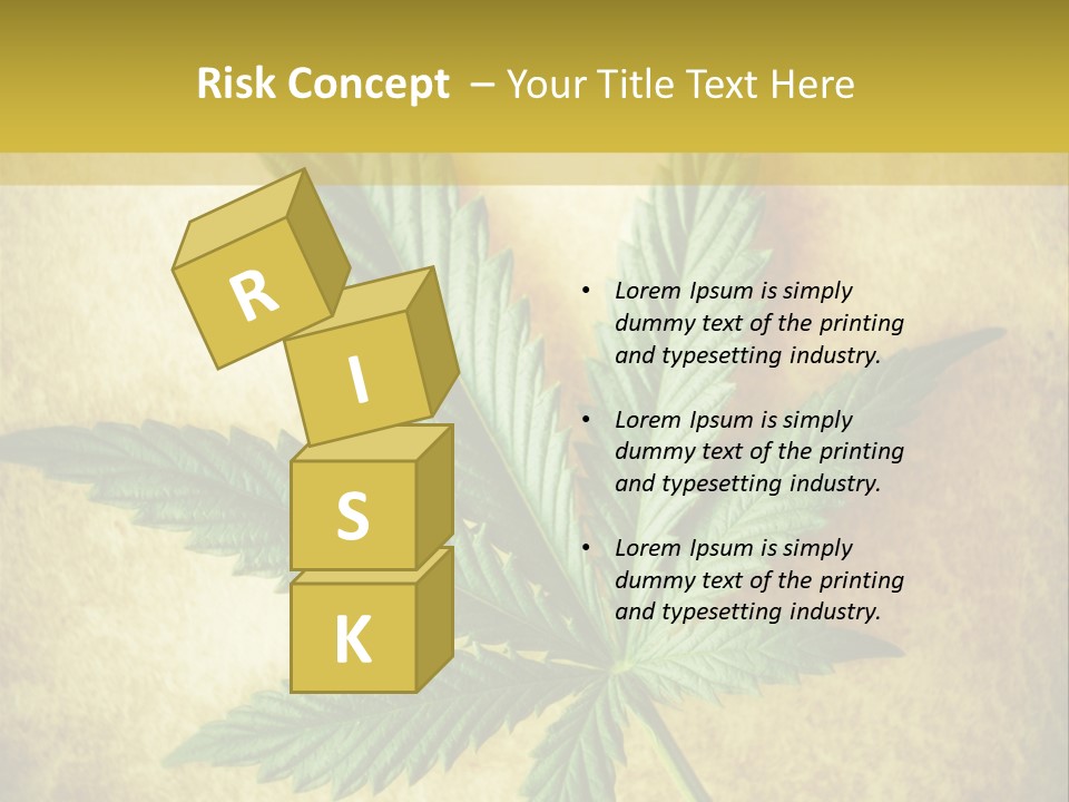 Bush Legal Plant PowerPoint Template