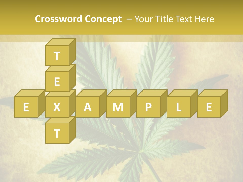 Bush Legal Plant PowerPoint Template