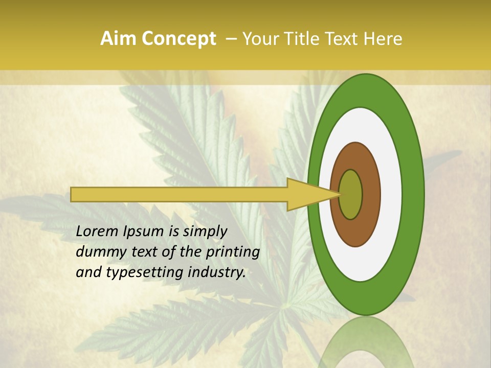 Bush Legal Plant PowerPoint Template